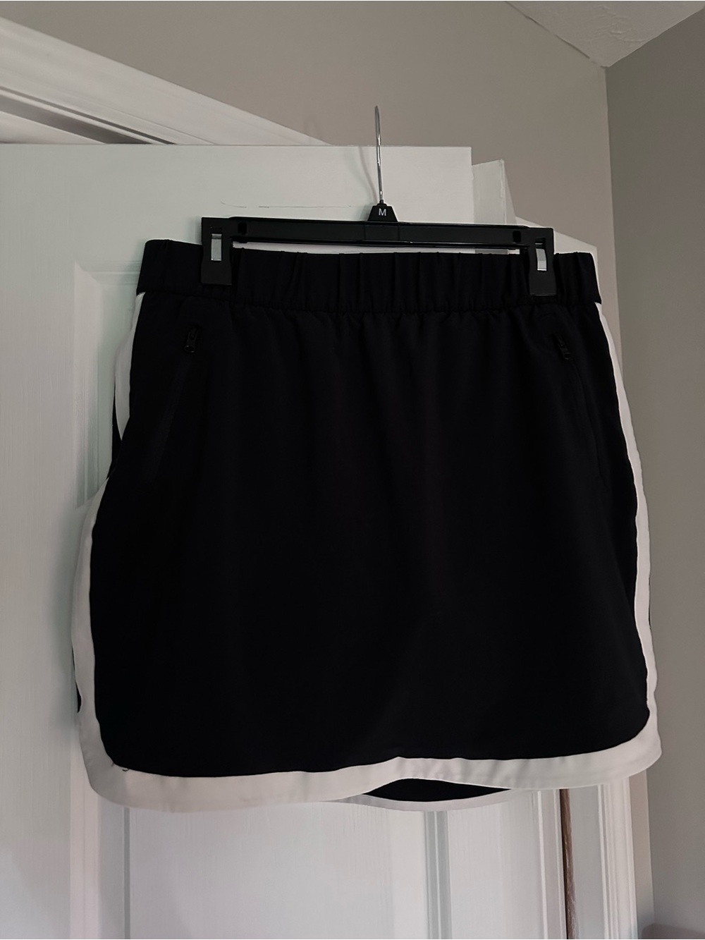 Talbots Black Skort with White Trim